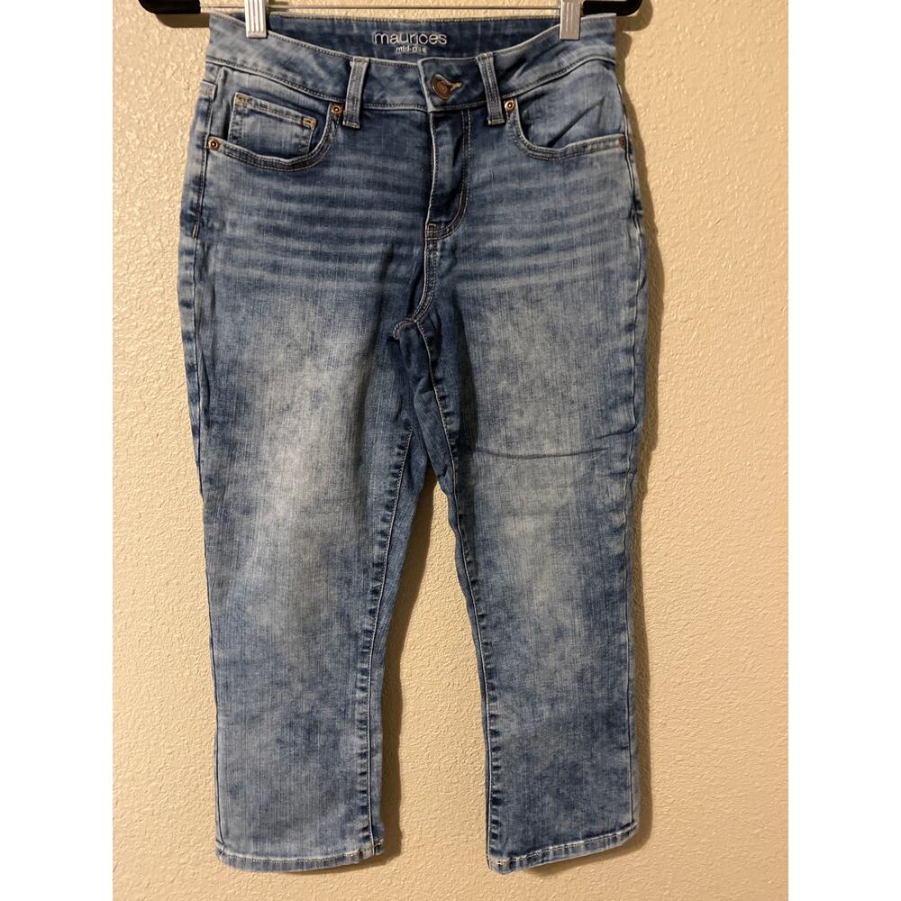 Maurice’s midrise womens crop jeans size 2